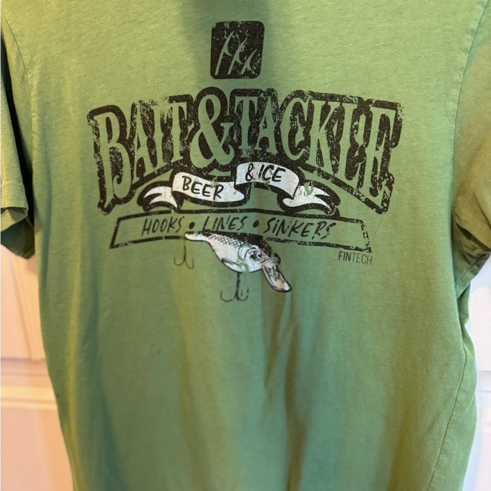 Green Bait & Tackle Graphic T-Shirt